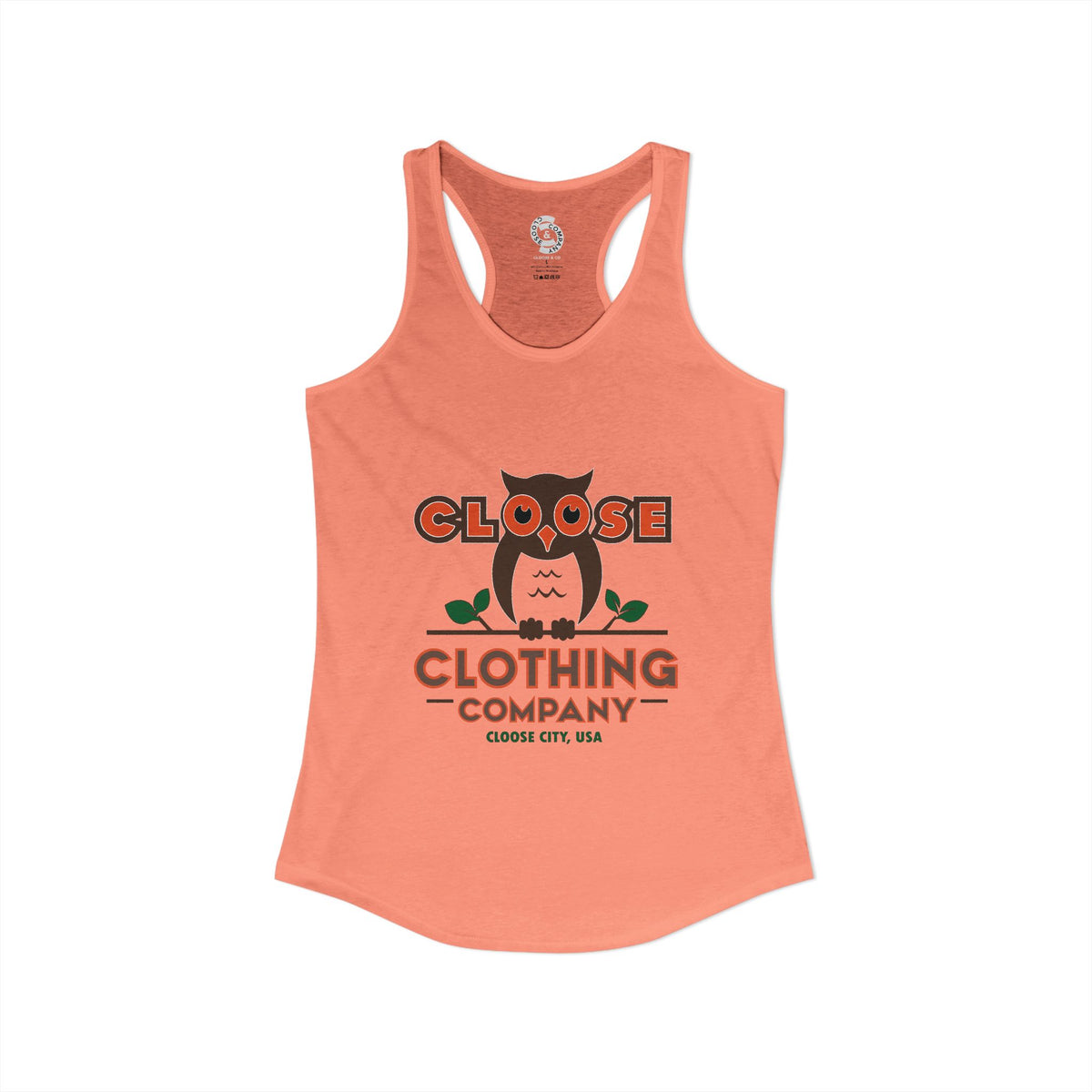 Women's CLOOSE Racerback Tank phase 1A