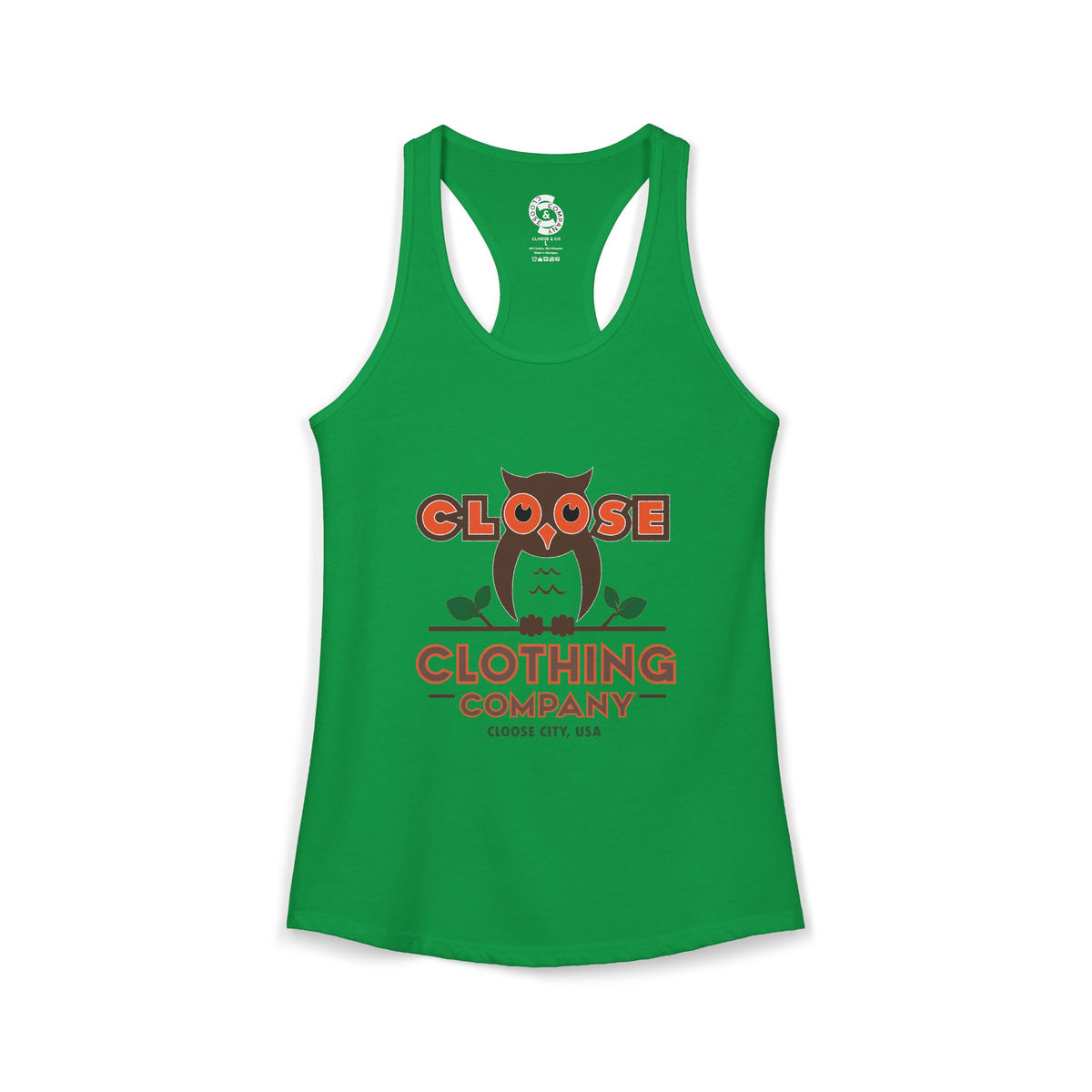 Women's CLOOSE Racerback Tank phase 1A