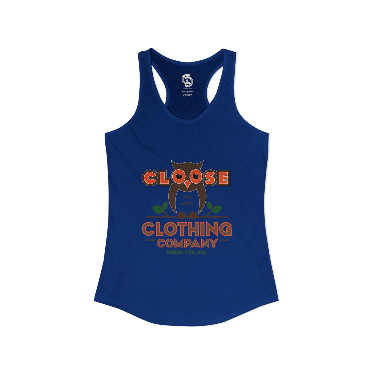 Women's CLOOSE Racerback Tank phase 1A