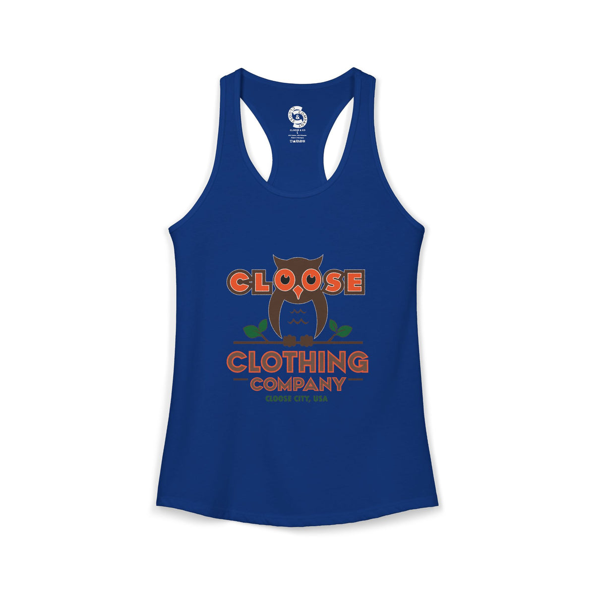 Women's CLOOSE Racerback Tank phase 1A