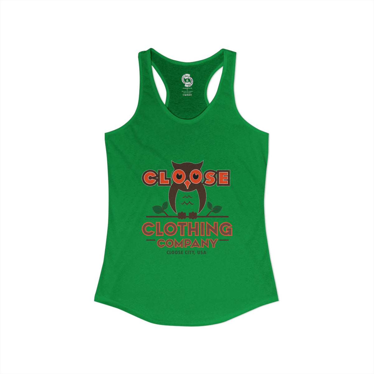 Women's CLOOSE Racerback Tank phase 1A