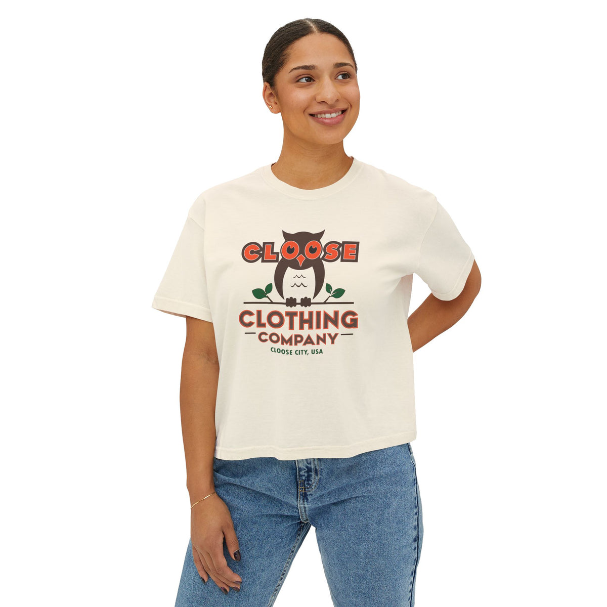 Women's CLOOSE Boxy Tee phase 1A