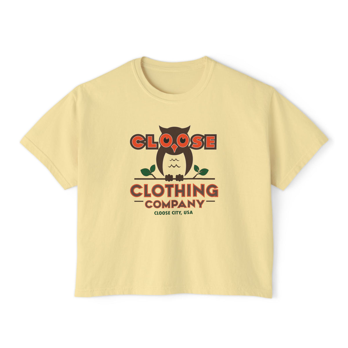 Women's CLOOSE Boxy Tee phase 1A