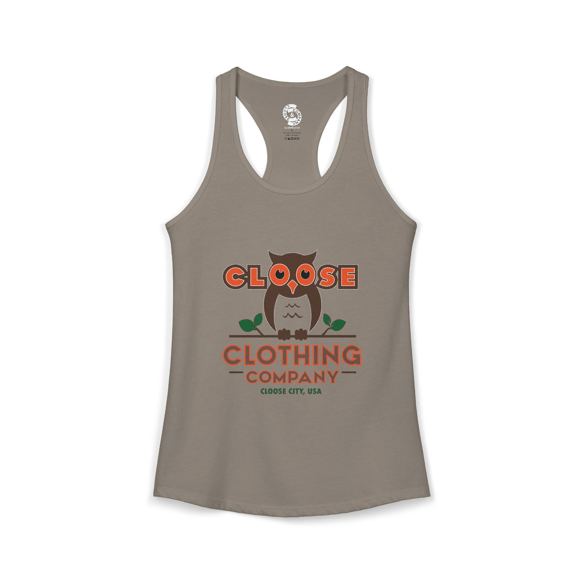 Women's CLOOSE Racerback Tank phase 1A