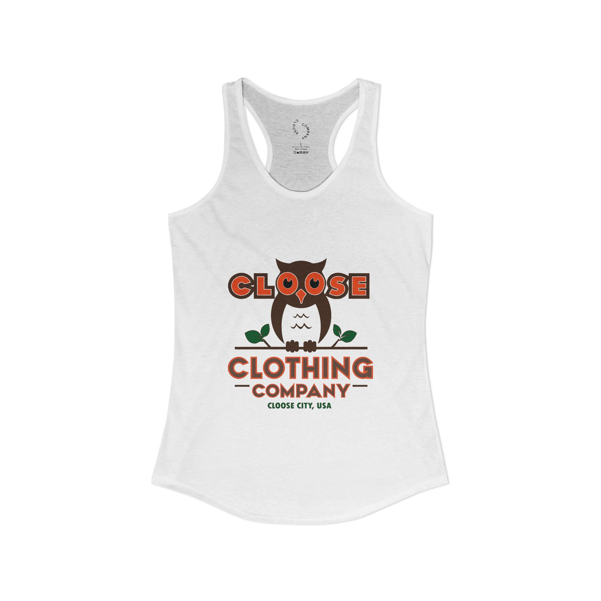 Women's CLOOSE Racerback Tank phase 1A