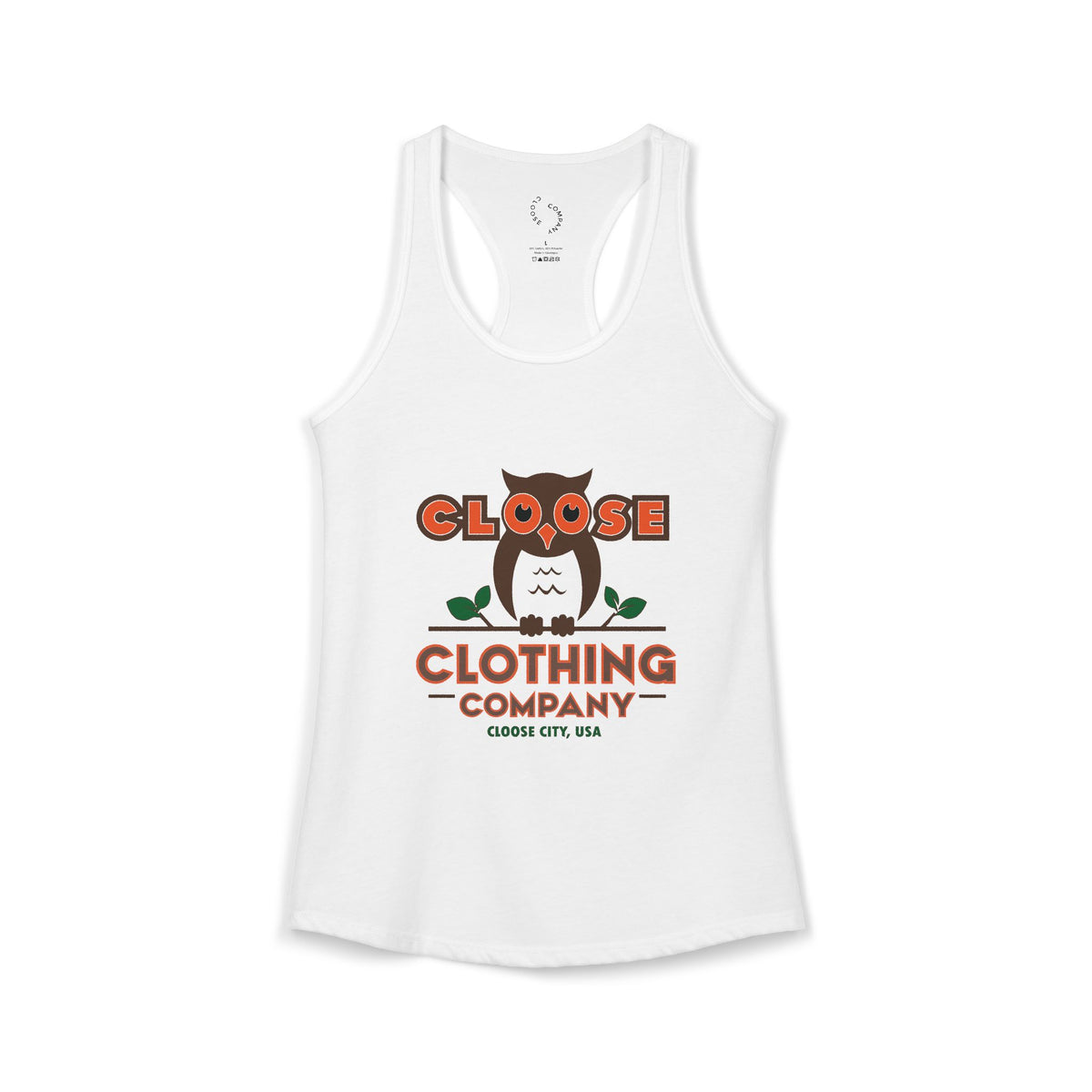 Women's CLOOSE Racerback Tank phase 1A